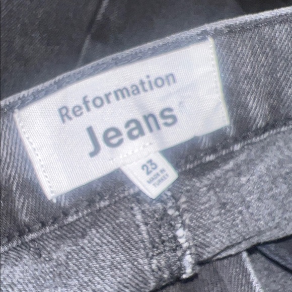 Reformation Tazz Paneled Organic Denim Skirt - Picture 7 of 10